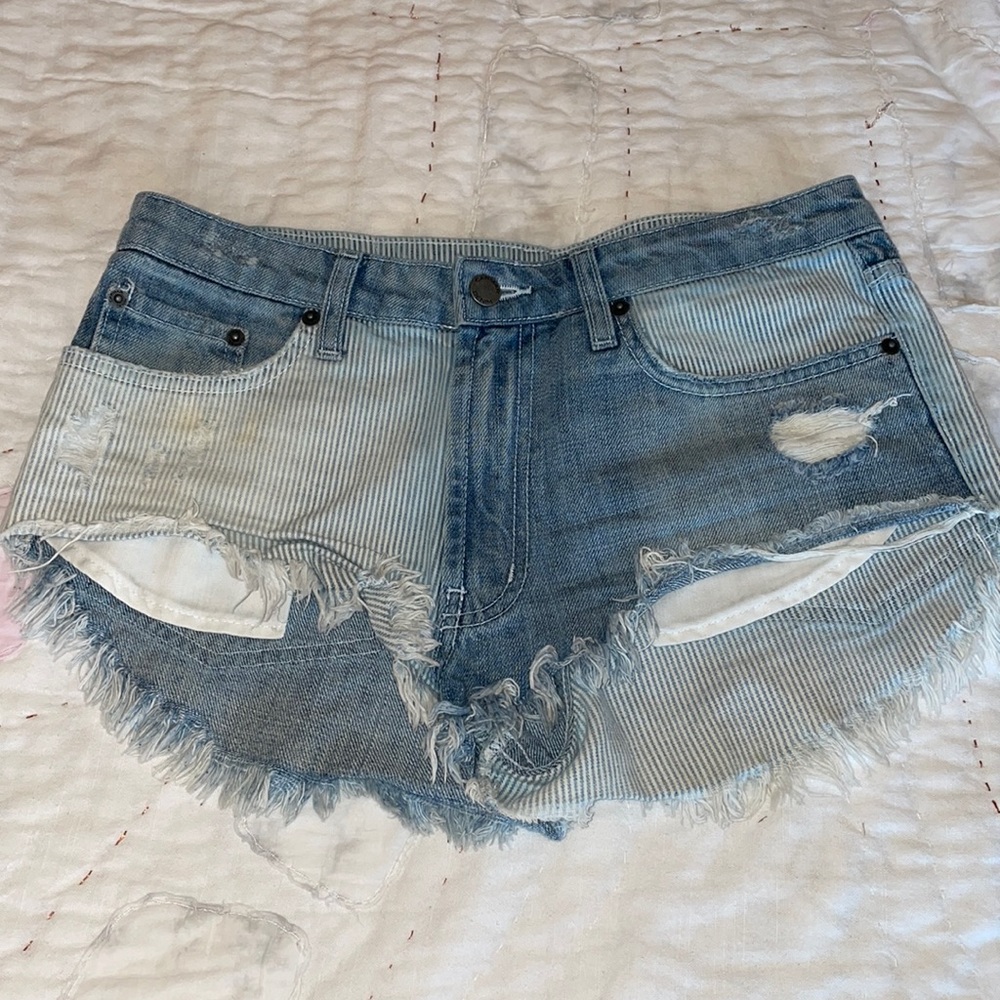 Carmar LF Patchwork Denim Shorts